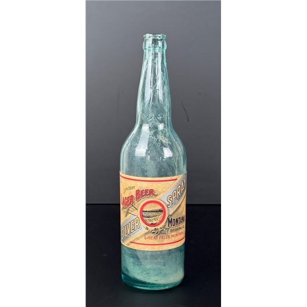 Silver Spray Montana Brewing Beer Bottle