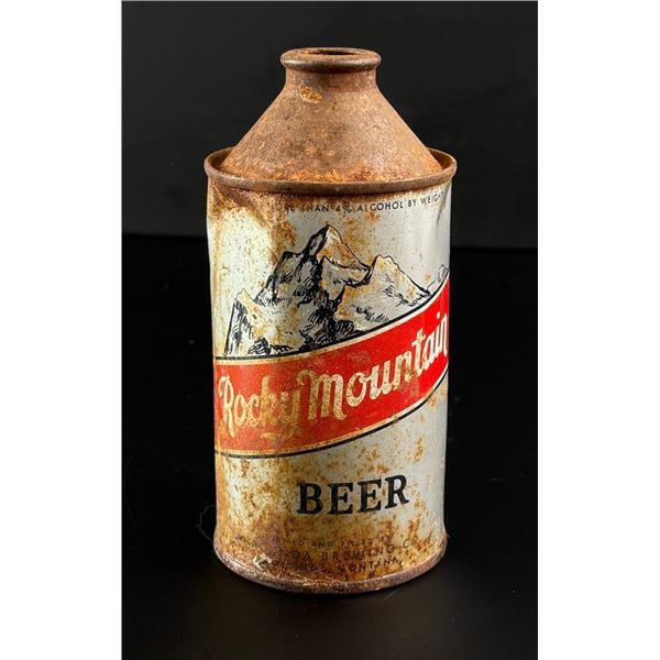 Rocky Mountain Beer Anaconda Montana Cone Top Can