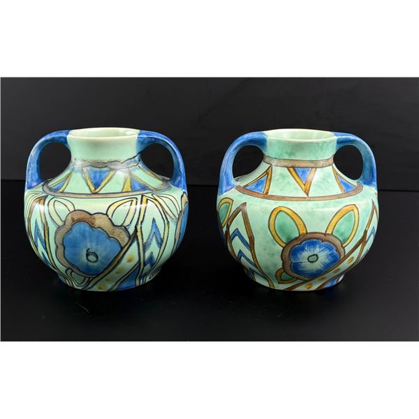 Wadeheath Flaxman Ware Pottery Vases