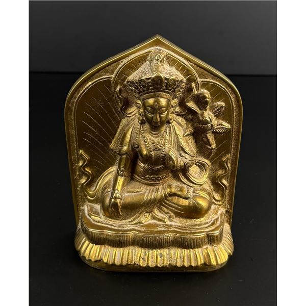 White Tara Gilt Bronze Buddhist Statue