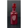 Image 3 : Cranberry Glass Decanter Set