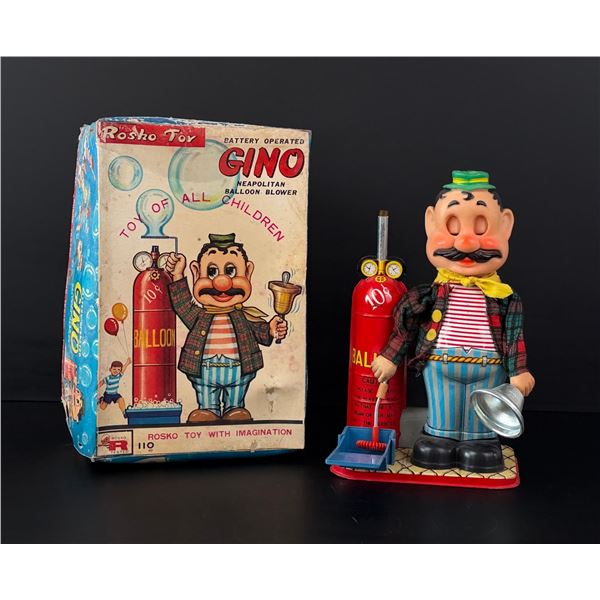 Rosko Toy Gino the Balloon Man Battery Op Toy