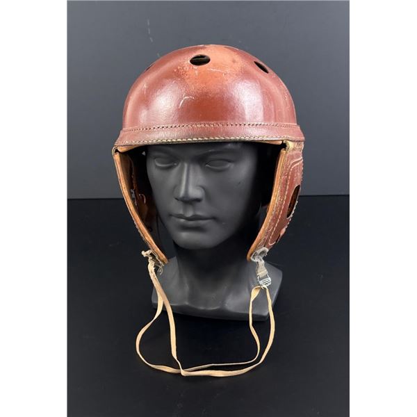 Wilson Athletic Goods Leather Football Helmet
