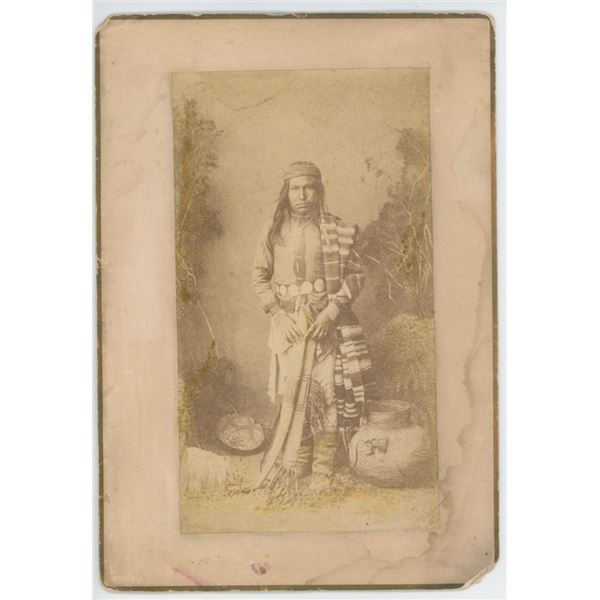 Alfred Frank Randall Apache Indian Photo