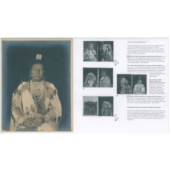 Joseph Kossuth Dixon Montana Crow Indian Photo