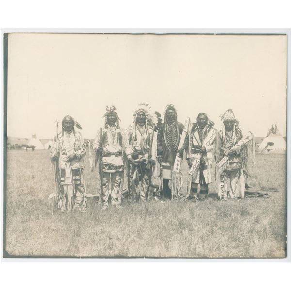 Stoney Indian Chiefs Banff Canada Photo