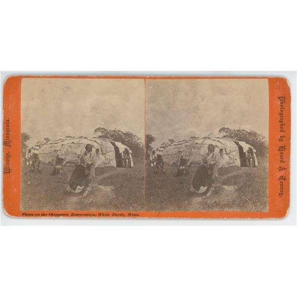 Hoard & Tenney Chippewa Reservation Stereoview
