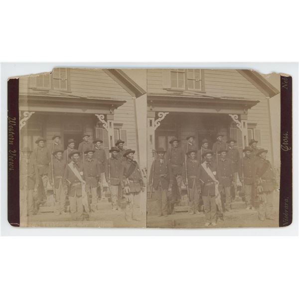 W.R. Cross Dakota Territory Yankton Stereoview