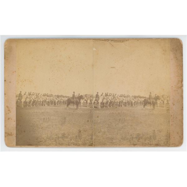 W.R. Cross Dakota Territory Cavalry Stereoview
