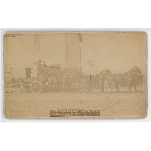 W.R. Cross Dakota Territory Stagecoach Stereoview