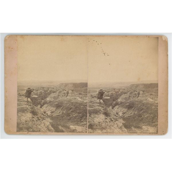 W.R. Cross Wiseman Indian Massacre Stereoview
