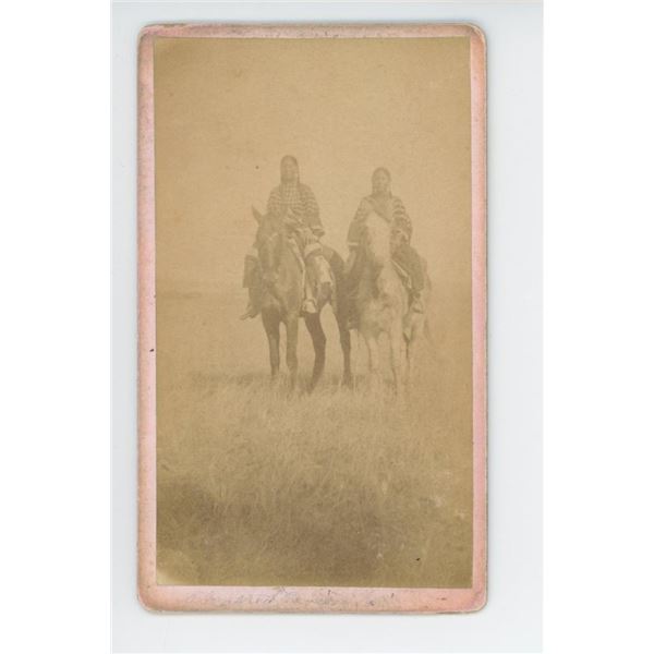 W.R. Cross Spotted Eagles Girls Indian CDV Photo
