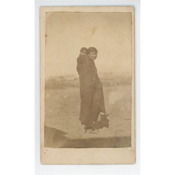 W.R. Cross Dakota Territory Indian CDV Photo