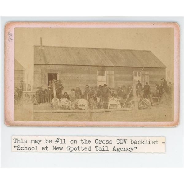 W.R. Cross Dakota Territory Spotted Tail CDV Photo