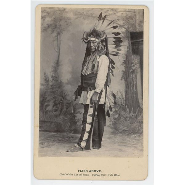 Buffalo Bills Wild West Show Indian Cabinet Photo