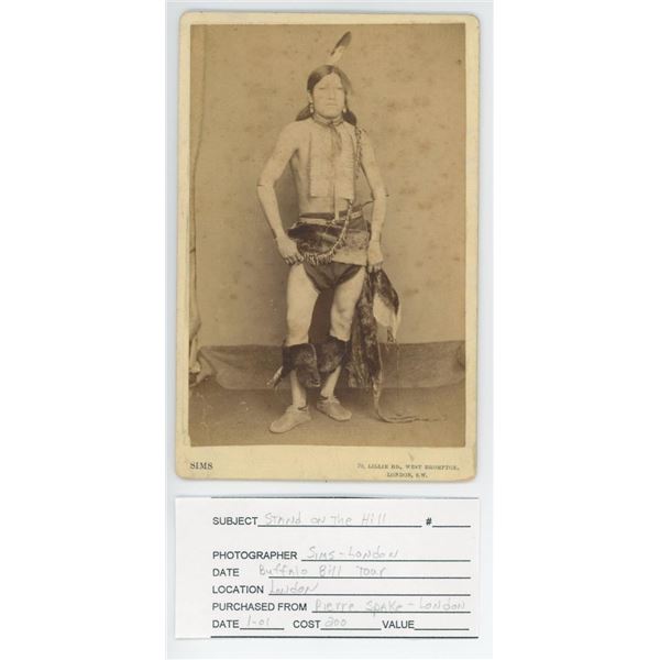 Buffalo Bills Wild West Show Indian Cabinet Photo