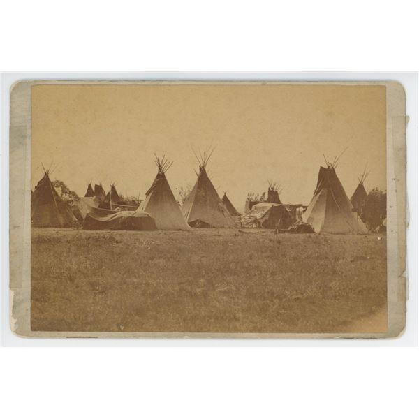 O.S. Goff Standing Rock Indian Village Photo