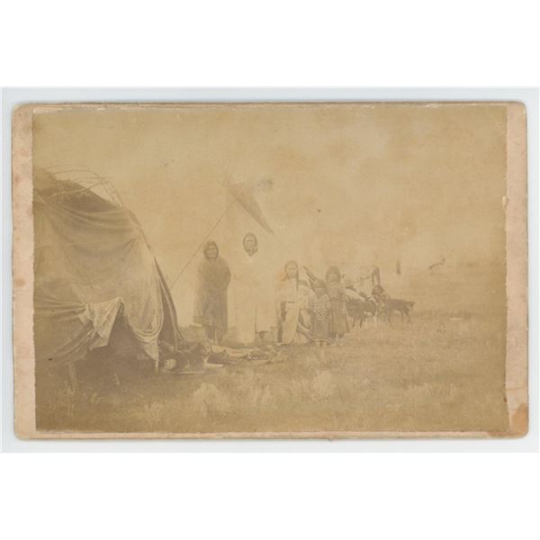 O.S. Goff Standing Rock Indian Village Photo