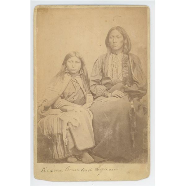 Eonah-Pah Trailing the Enemy Kiowa Indian Photo