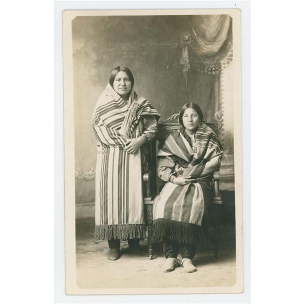 Osage Indian Maidens RPPC Postcard
