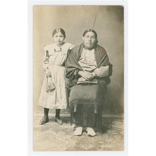 Osage Indian Maidens RPPC Postcard