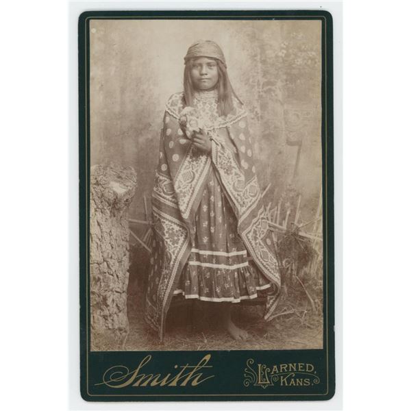 Smith Larned Kansas Pawnee Indian Girl Photo