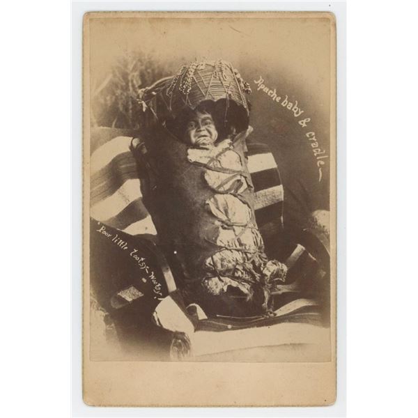 D.A. Markey Apache Indian Baby Photo