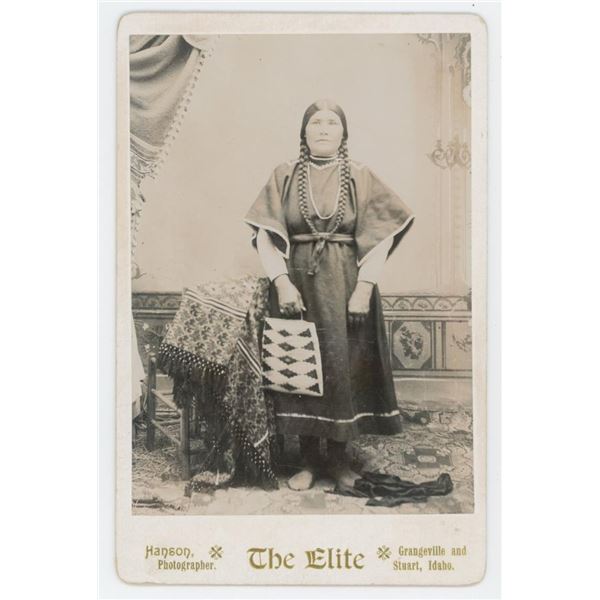 Carrie Brown Nez Perce Indian Cabinet Photo