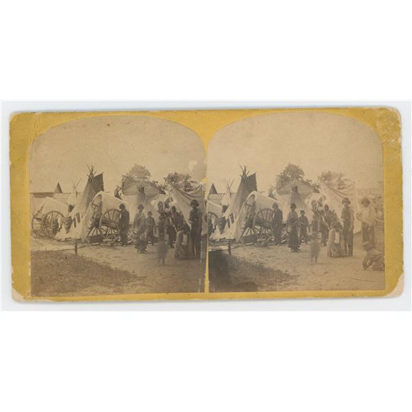Raymond Nias Metis Encampment Stereoview