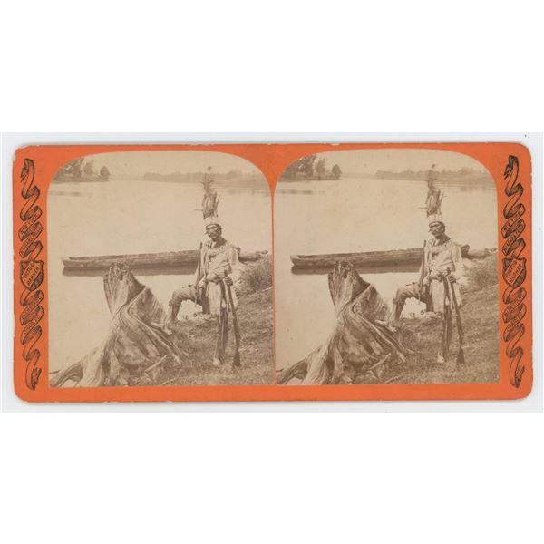 Charles Bierstadt Indian Stereoview