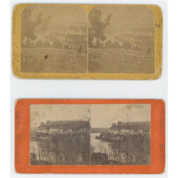 Fort Snelling Minnesota Stereoviews
