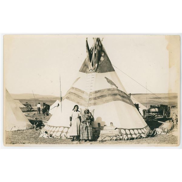 Hileman Montana Blackfoot Indian Tipi Photo