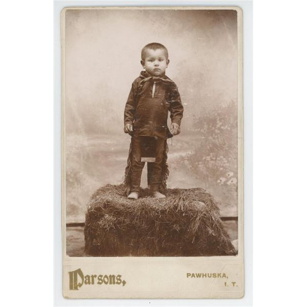 G.W. Parsons Osage Oklahoma Territory Indian Photo