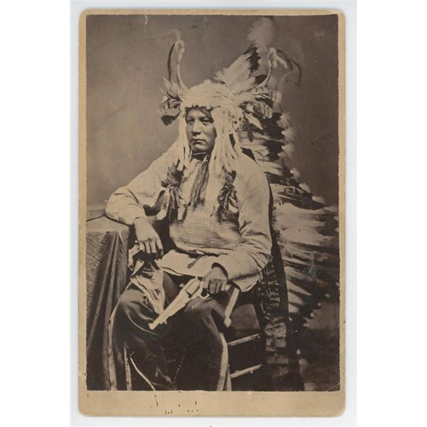 O.S. Goff Louis Sitting Bull Indian Photo