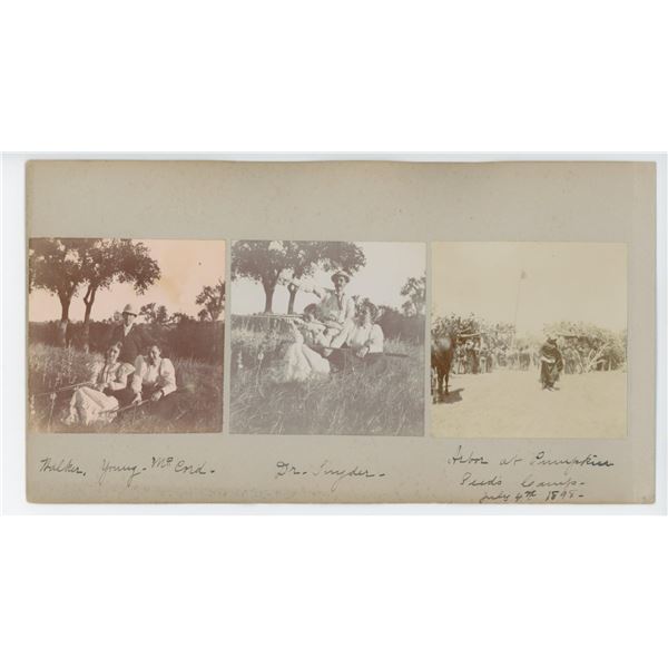 Women with Early Sniper Rifles Cabinet Photo