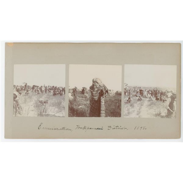 Pine Ridge Sioux Indian Enumeration Photo