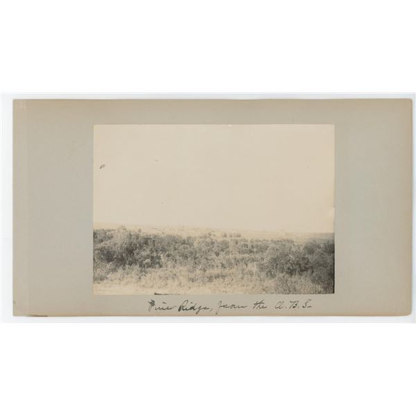 Pine Ridge Sioux Indian Camp Photo