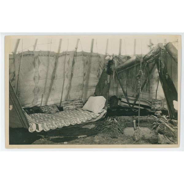Montana Flathead Indian Tipi Interior Photo