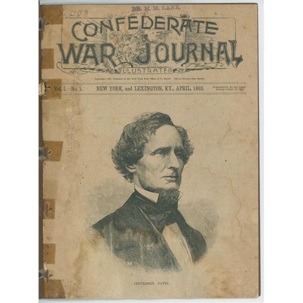 Confederate War Journal Illustrated Vol I No I