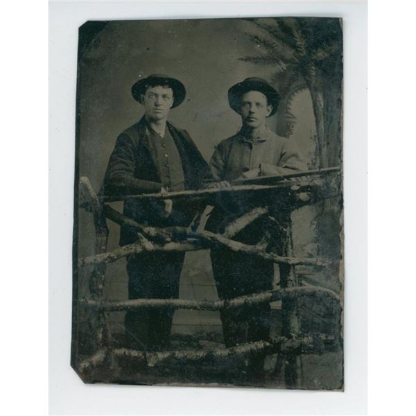Sharps Borchardt Rifle Tintype Photo
