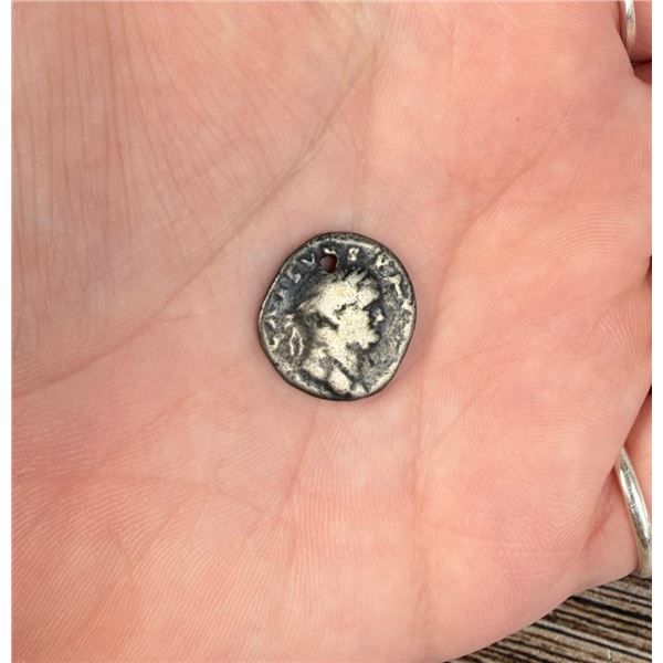 Ancient Roman Silver Denarius Coin
