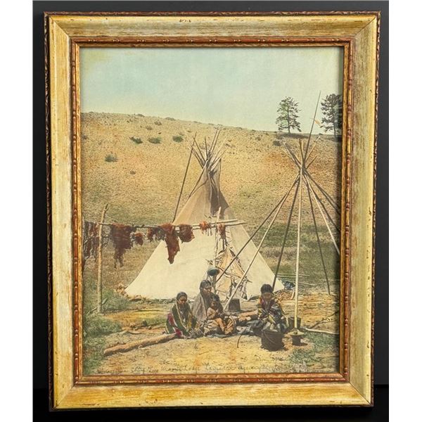 Laton Alton Huffman Chief Two Moons Collotype