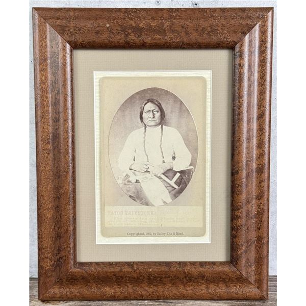 Bailey Dix & Mead Sitting Bull Indian Photo