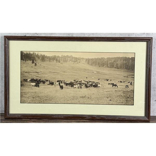 Laton Alton L.A. Huffman Montana Collotype