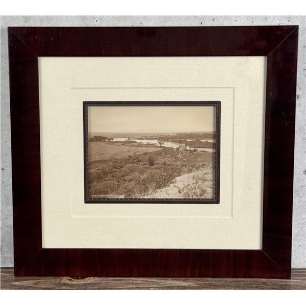 Laton Alton L.A. Huffman Montana Collotype