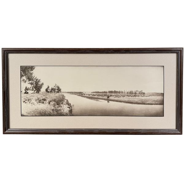 Laton Alton L.A. Huffman Montana Collotype