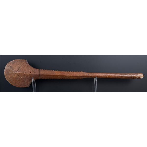 19th Century Fa'alautalinga Samoa Samoan War Club