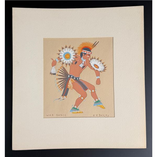 Harrison Begay War Dance Serigraph