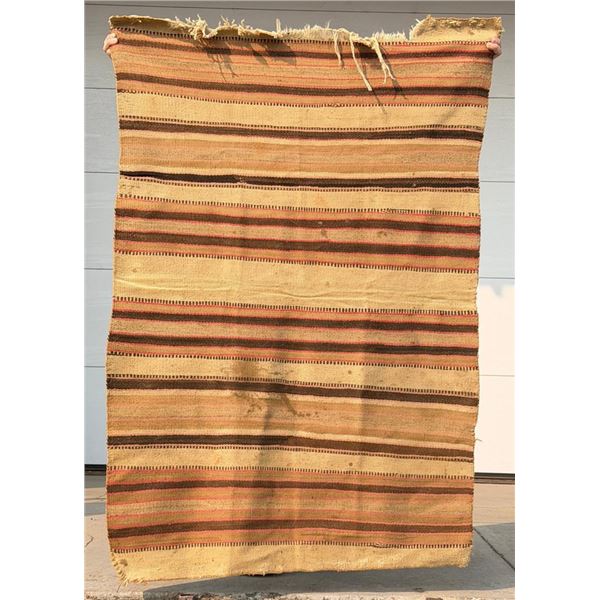 1880s Hopi Zuni Navajo Indian Banded Blanket