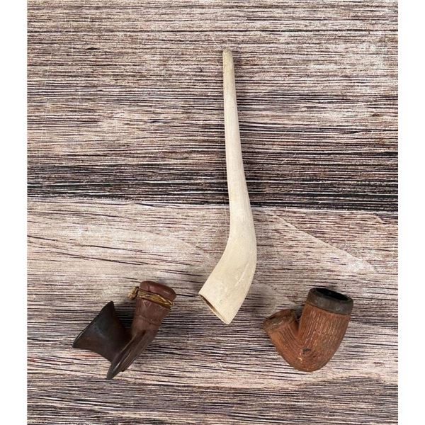 Revolutionary War Era Clay Pipes